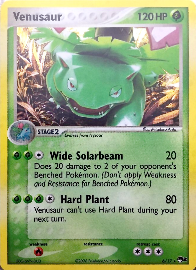 Venusaur 6/17 - Holo Rare